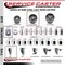 Service Caster 4'' Semi Steel Wheel Swivel Top Plate Caster Set with 2 Posi Brakes 2 Rigid, 4PK SCC-20S414-SSS-PLB-2-R-2 - alternate 3